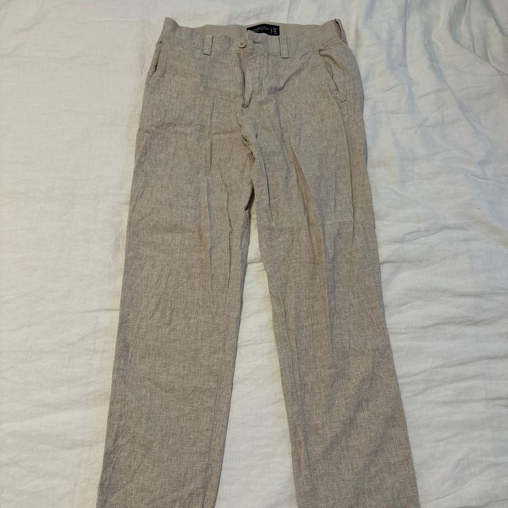 Men’s Abercrombie & Fitch Linen Pants